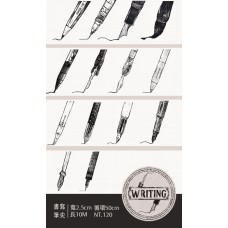 亞海《書寫筆尖-紙膠帶-writing》